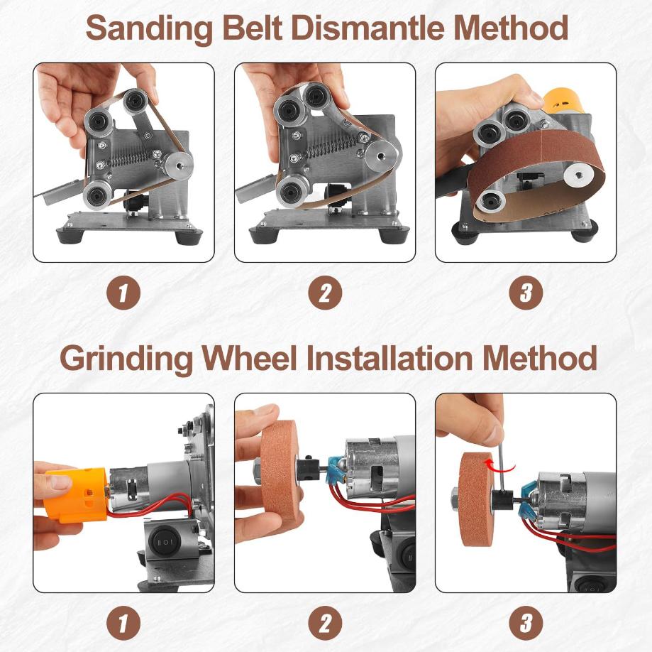 Mini Electric Belt Sander Mult - đánh giá và giá Workshop Tools Knife Sharpener